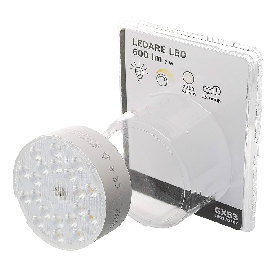 Amazon | LEDARE LED電球gx53 600ルーメン,調光機能付き | Ikea